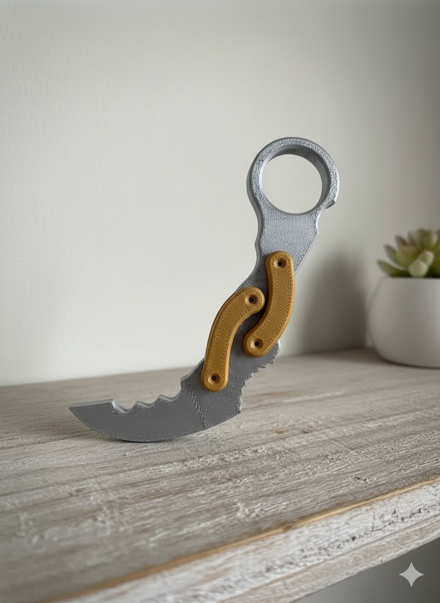 Secure Grip Spinning (Kerambit knife)