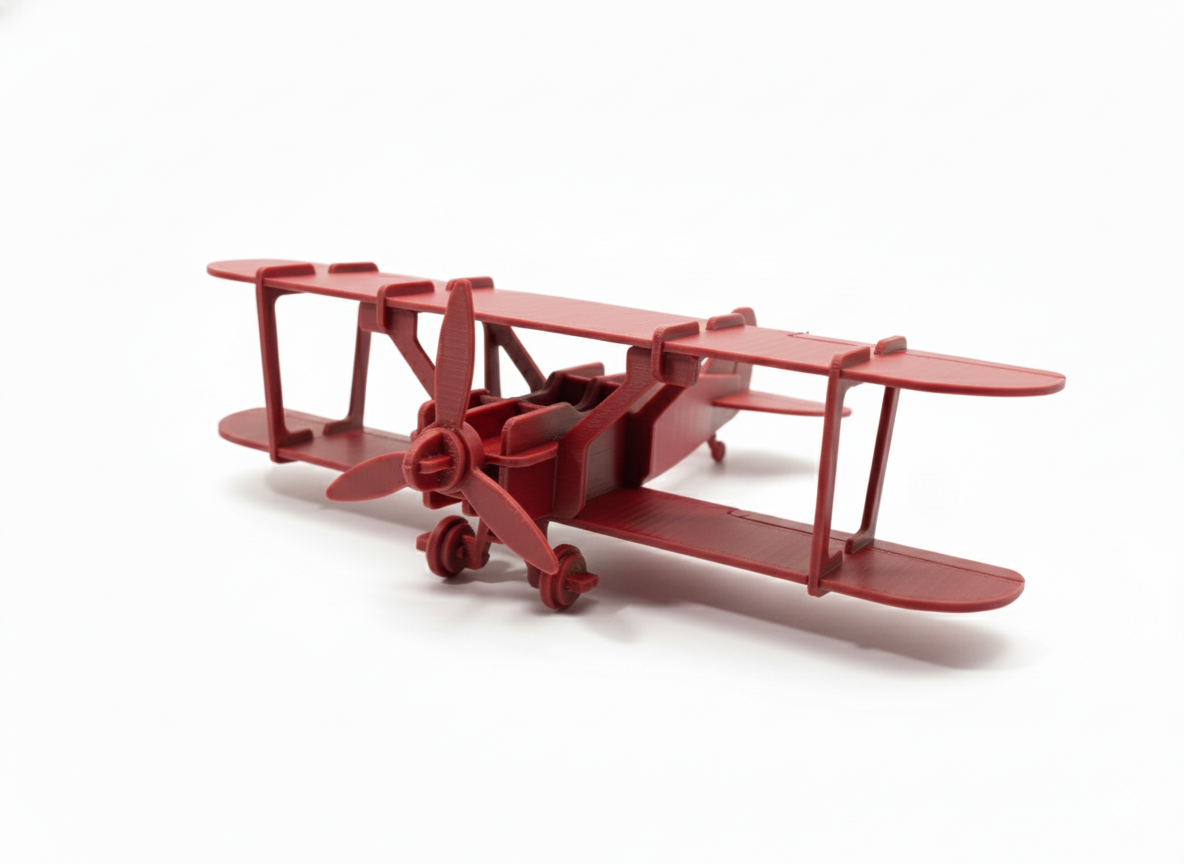 Vintage Aircraft Model Puzzle Kit