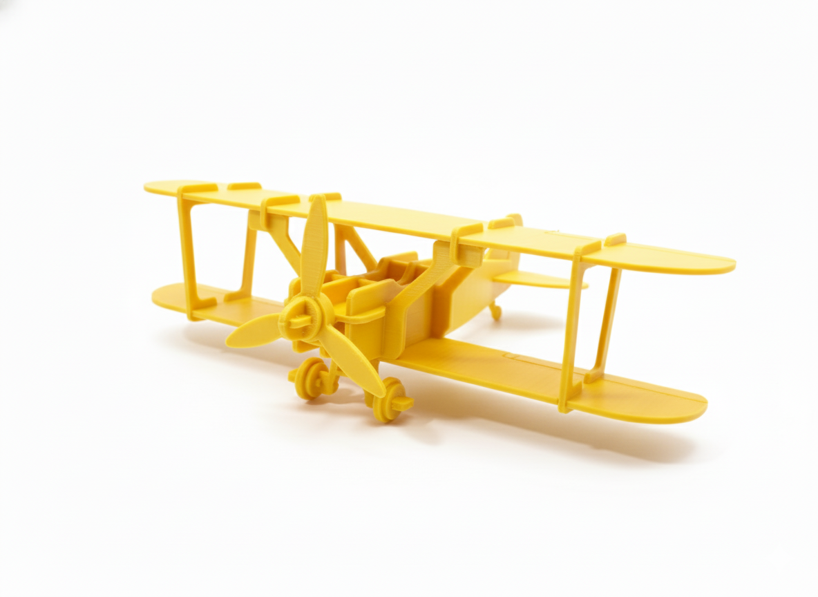 Vintage Aircraft Model Puzzle Kit