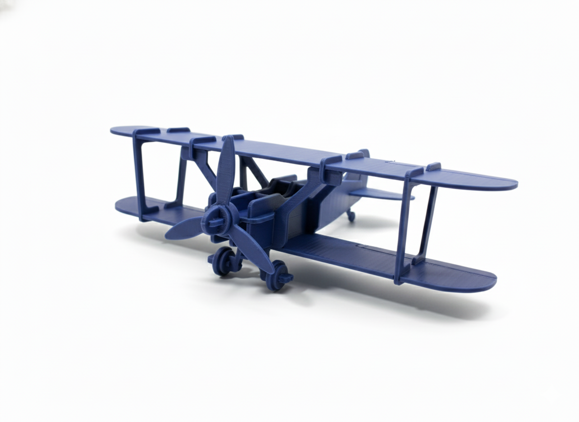 Vintage Aircraft Model Puzzle Kit