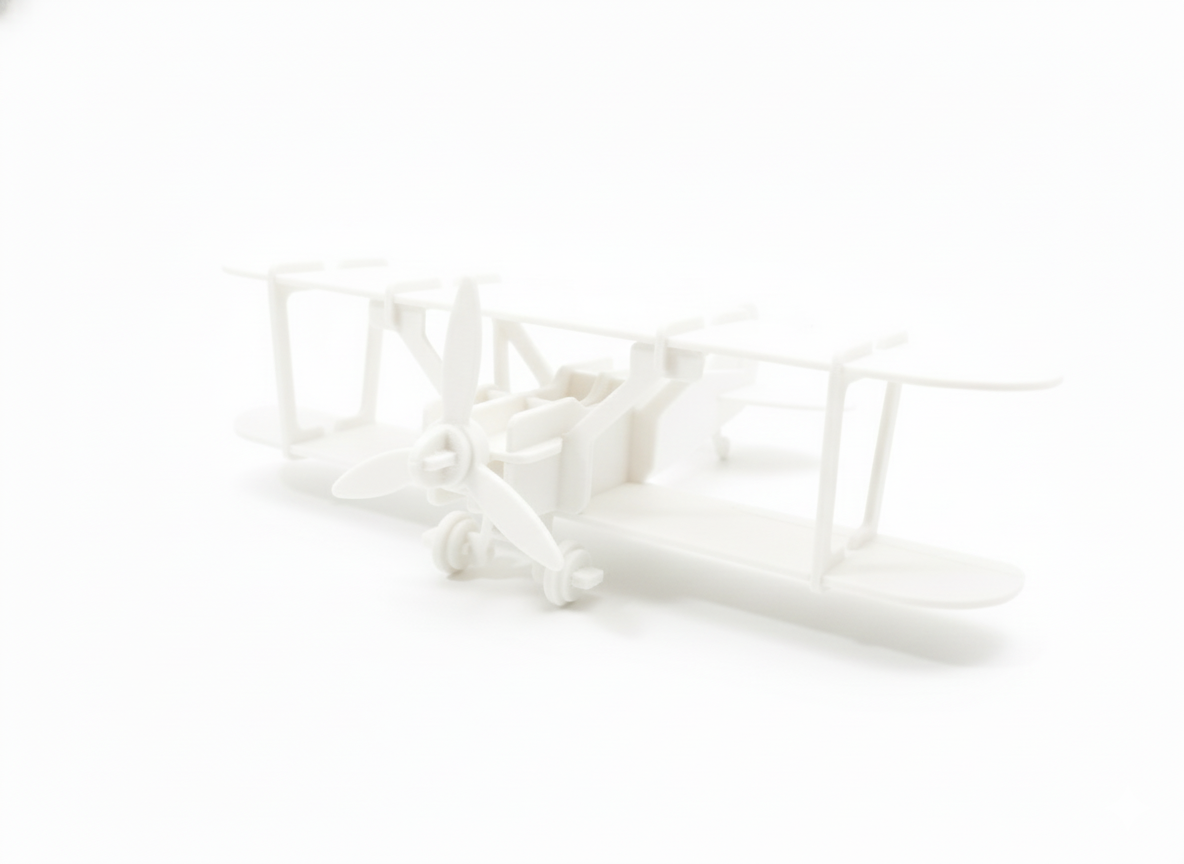 Vintage Aircraft Model Puzzle Kit