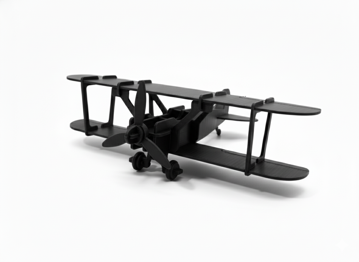 Vintage Aircraft Model Puzzle Kit