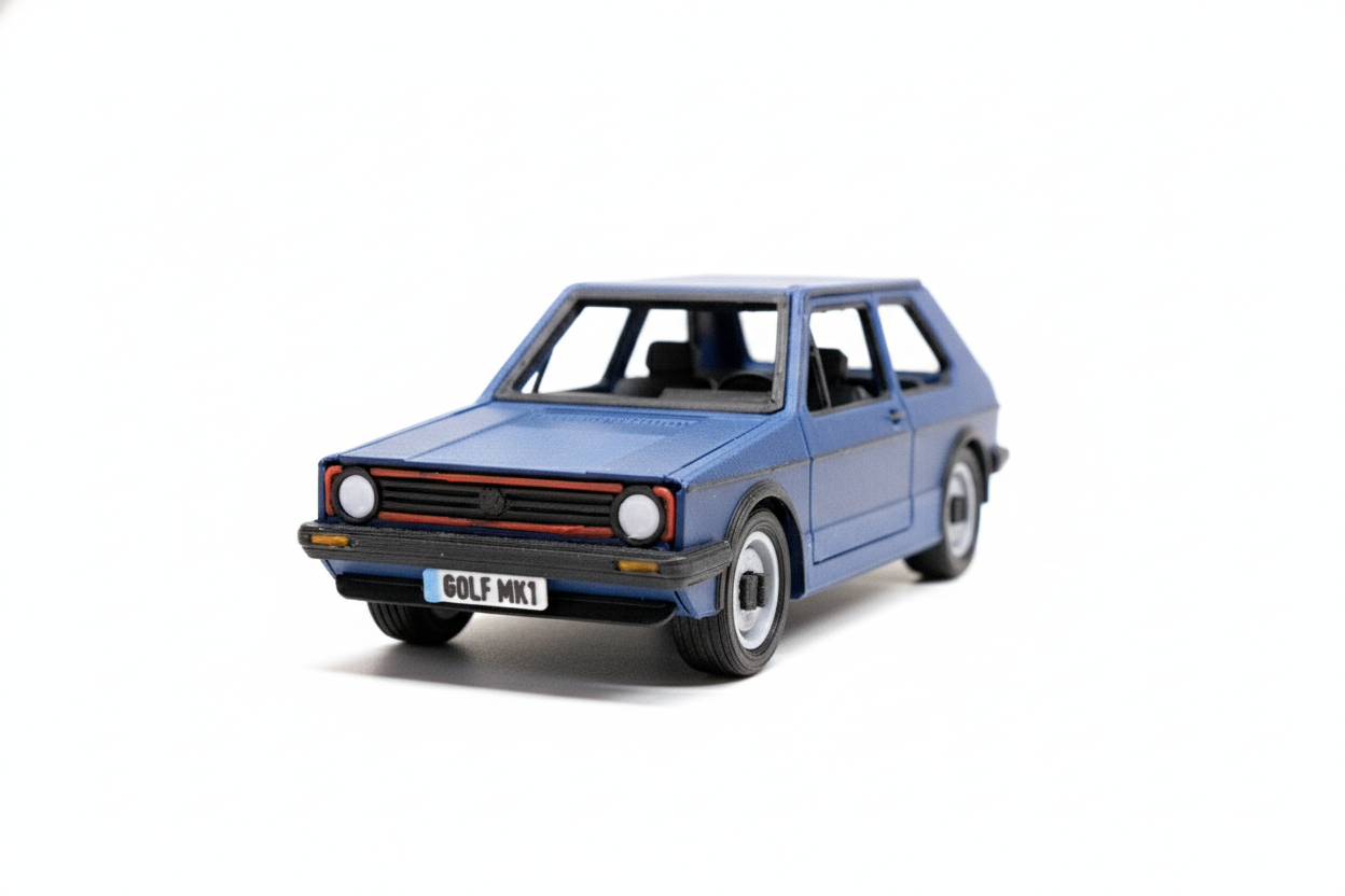 GOLF MK1 Iconic German Car - Miniature Kit