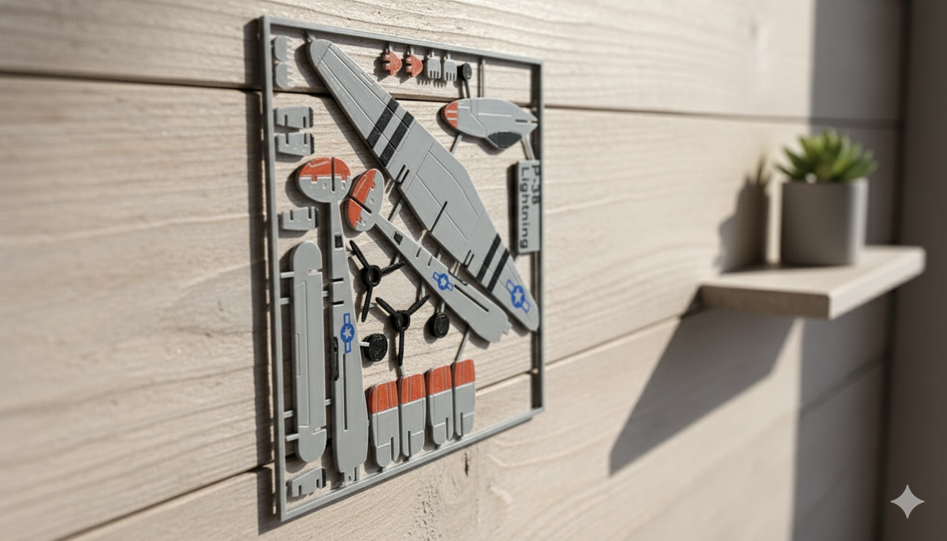 Vintage Aircraft Assembly Model