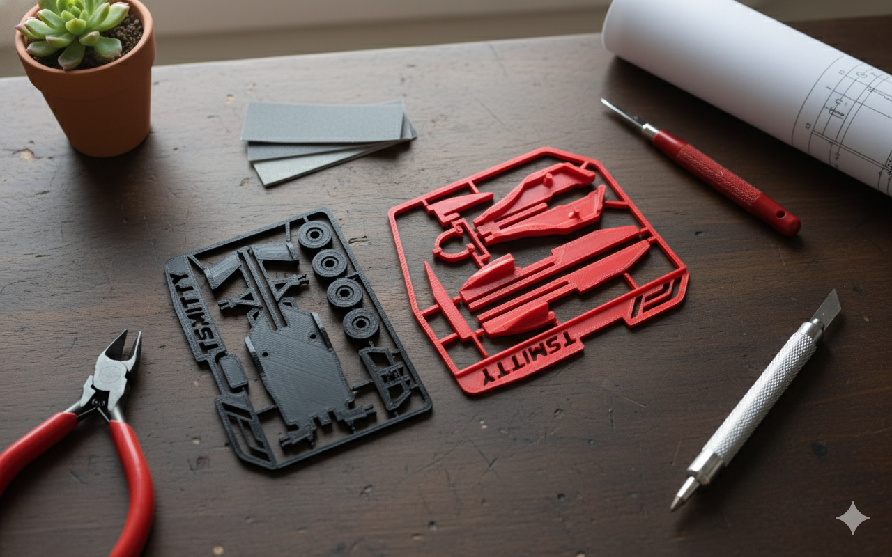 Desktop Grand Prix Snap-Together Model Car