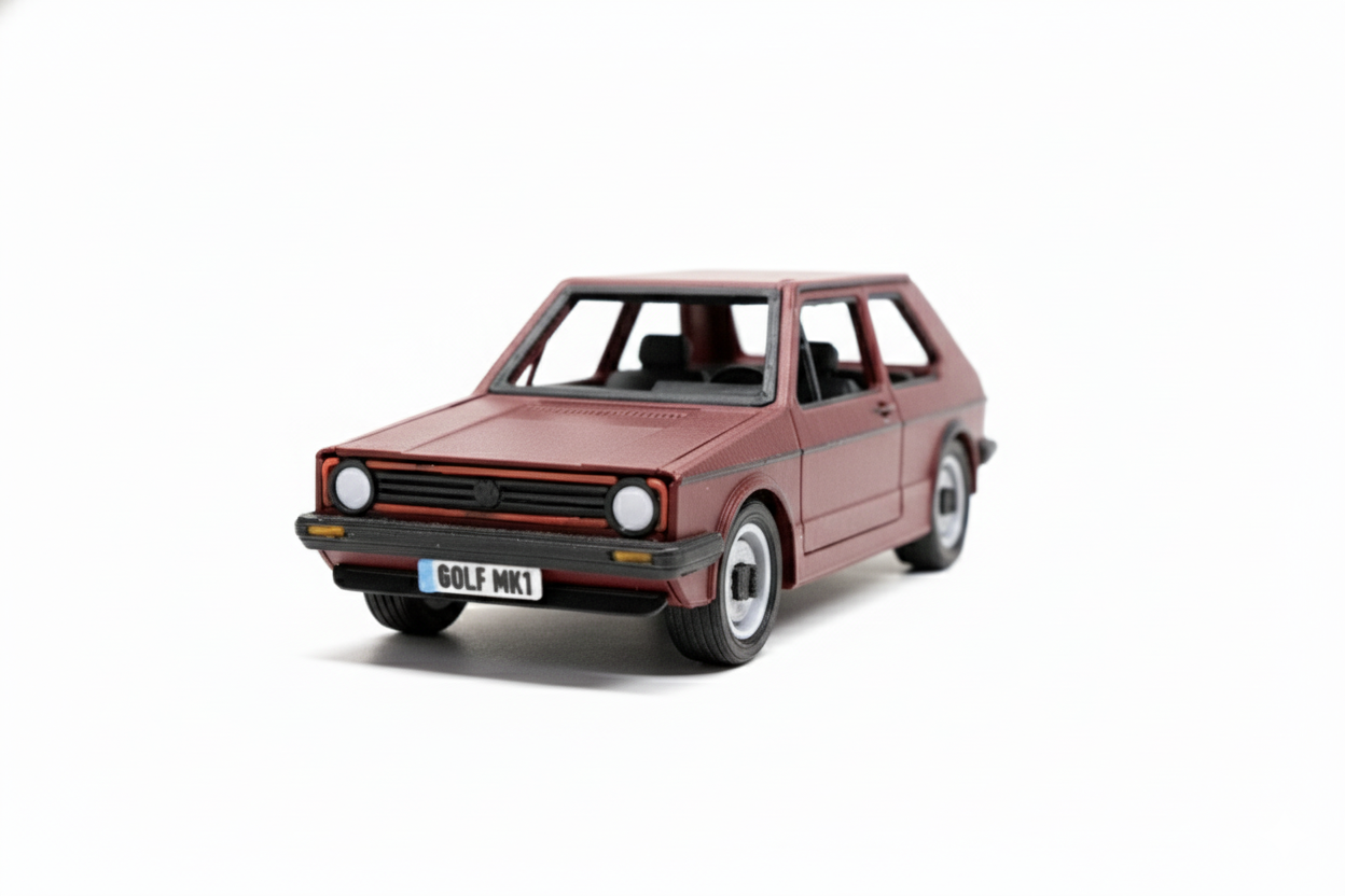 GOLF MK1 Iconic German Car - Miniature Kit