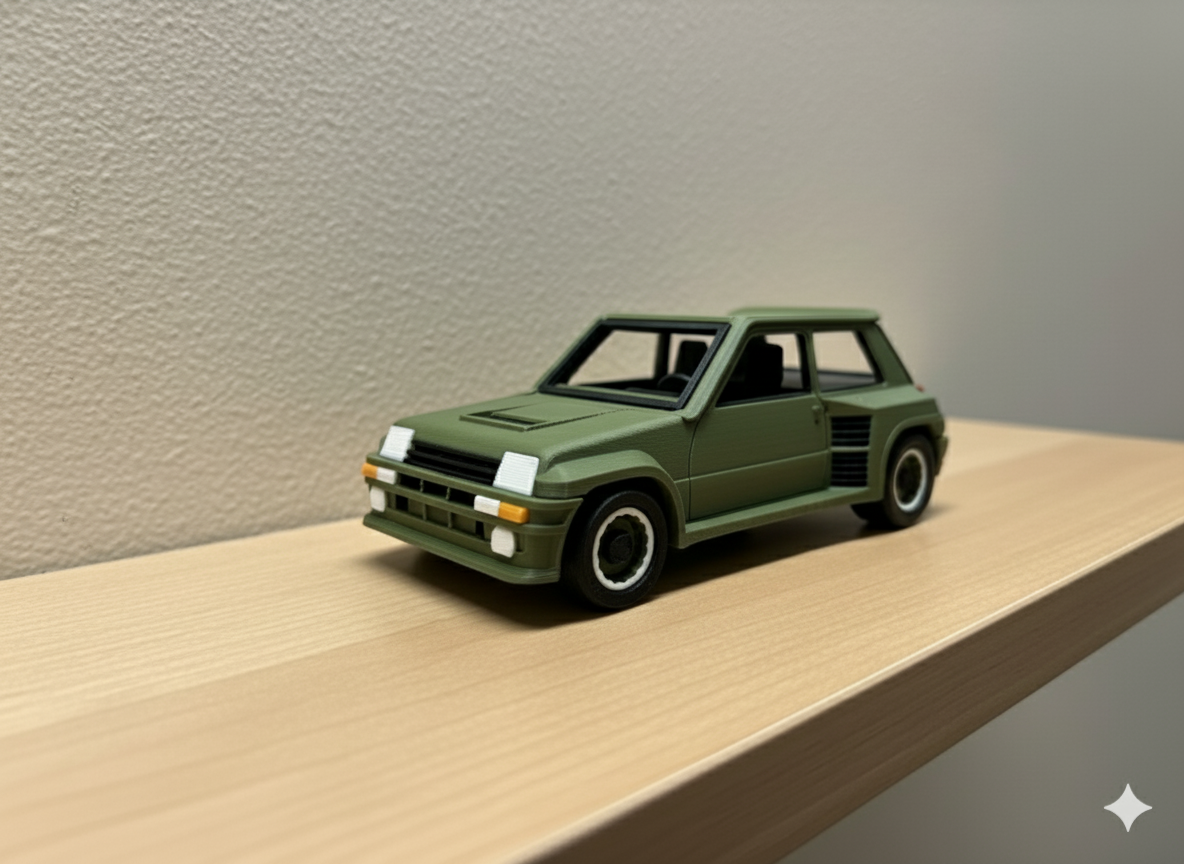 Vintage R5 Racer Assembly Card