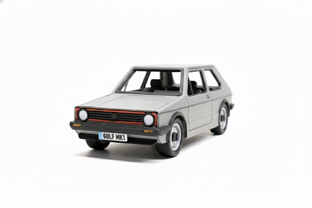 GOLF MK1 Iconic German Car - Miniature Kit