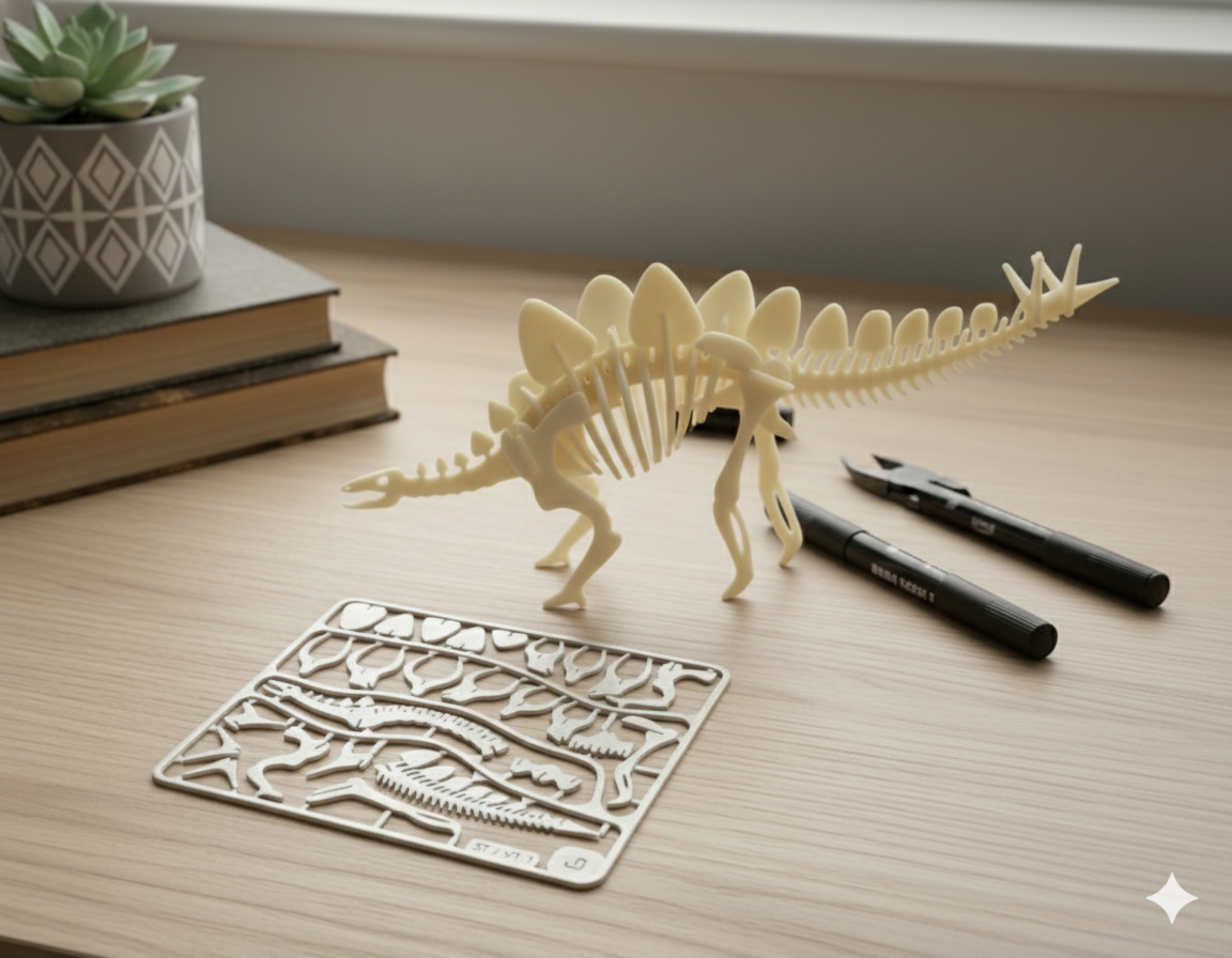 Διακοσμητικό Μοντέλο Σκελετού Στεγόσαυρου