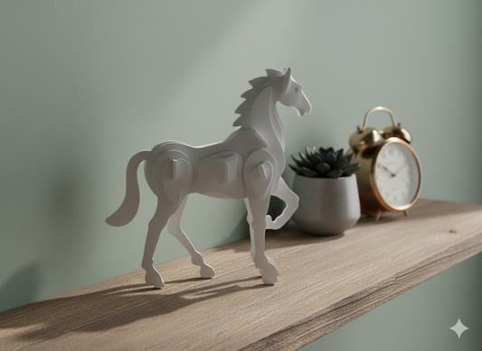 Modern Horse Figure Assembly Kit