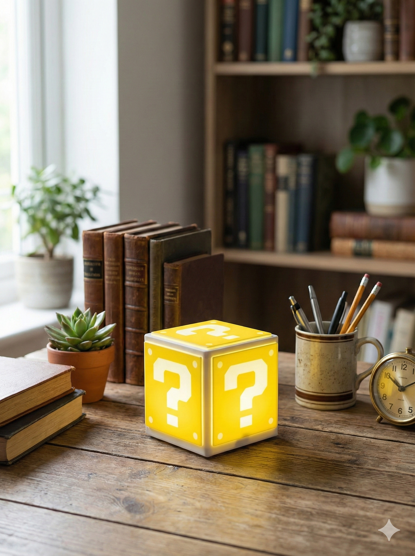 Lightbox Question mark cube