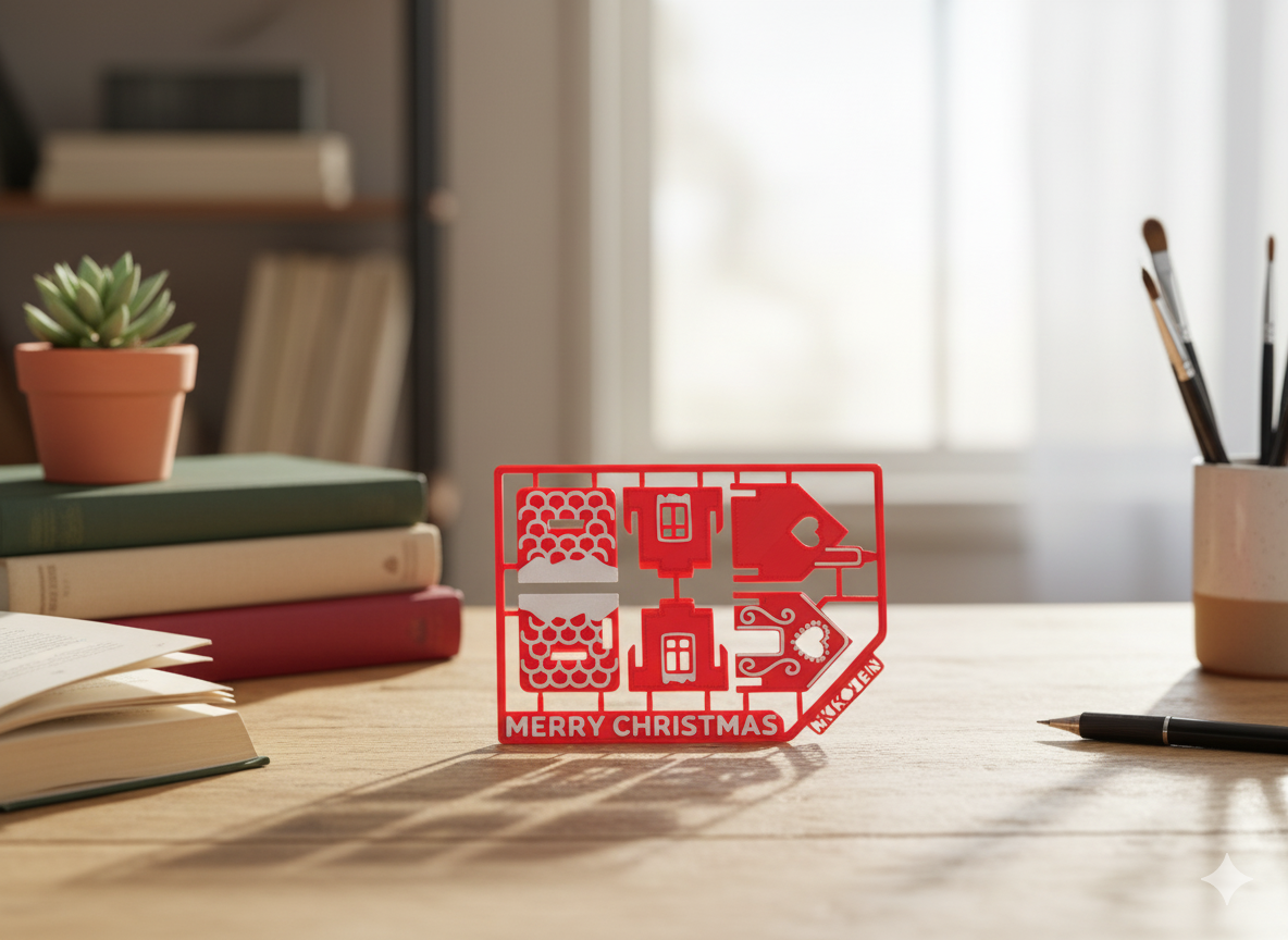 Christmas House Assembly Card