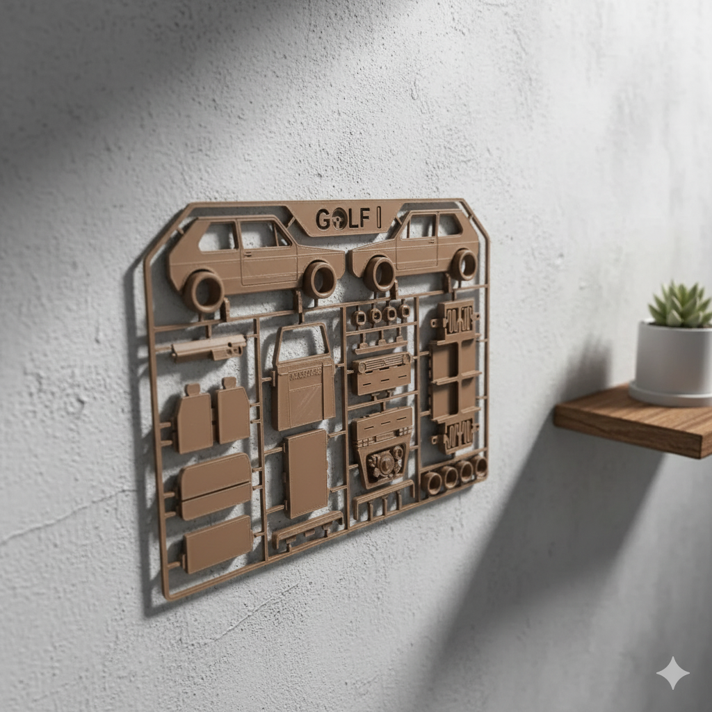 GOLF MK1 Iconic German Car - Miniature Kit