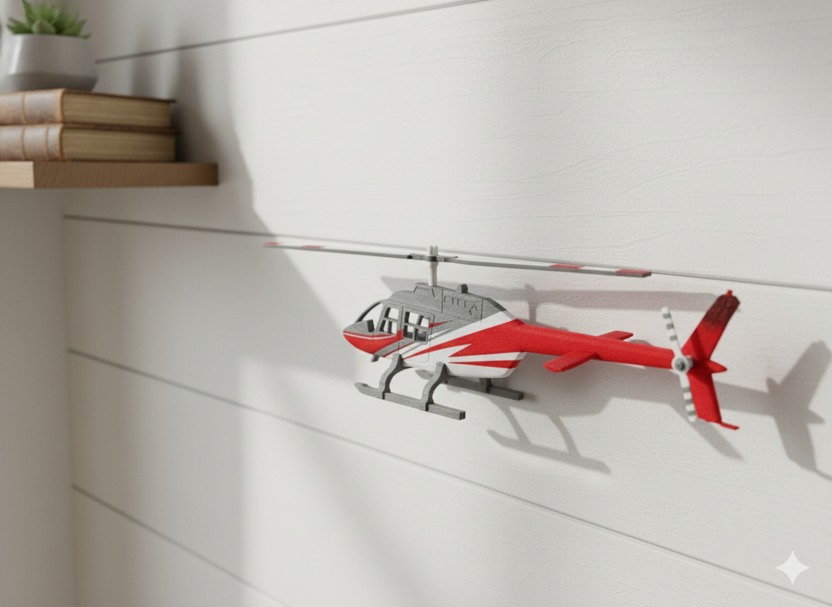 Modern Helicopter Model Kit