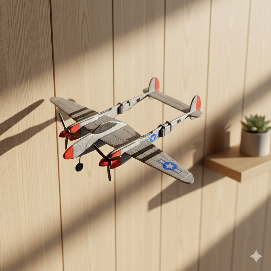 Vintage Aircraft Assembly Model